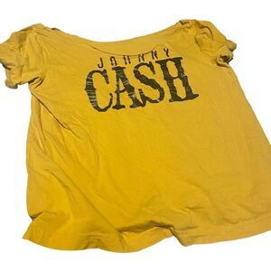 Johnny Cash cut away tee shirt bought in Nashville worn once cool shirt